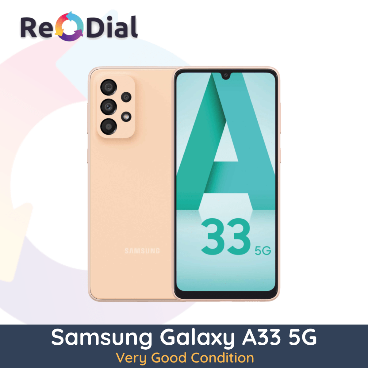 Samsung Galaxy A33 5G (SM - A336E) - Very Good Condition - ReDial Samsung Galaxy A33 5G (SM - A336E) - Very Good Condition - ReDial
